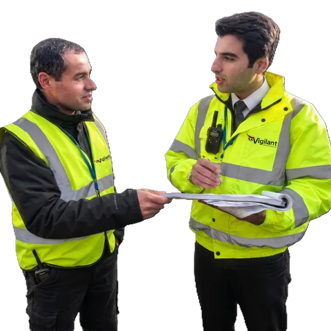Vigilant Security officer