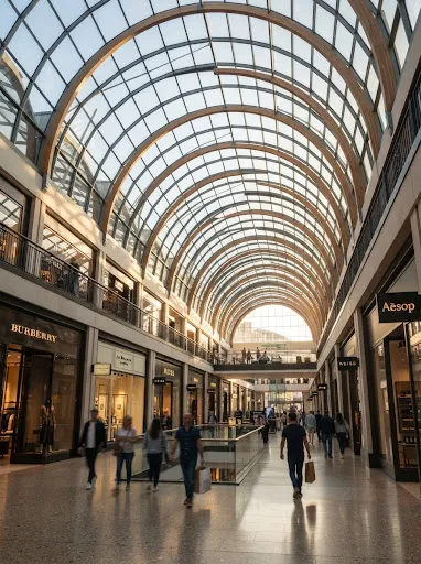 Luxury retail arcade